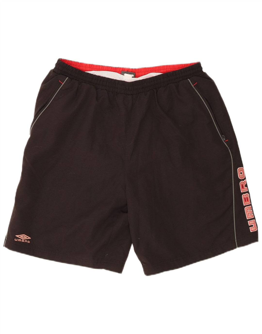 Umbro Mens Graphic Sport Shorts XL Preto Poliéster