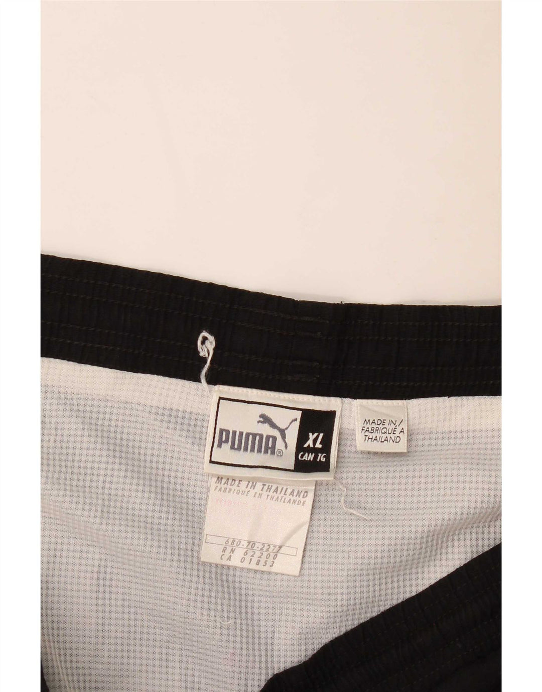 Shorts esportivos masculinos Puma XL preto colorblock poliéster