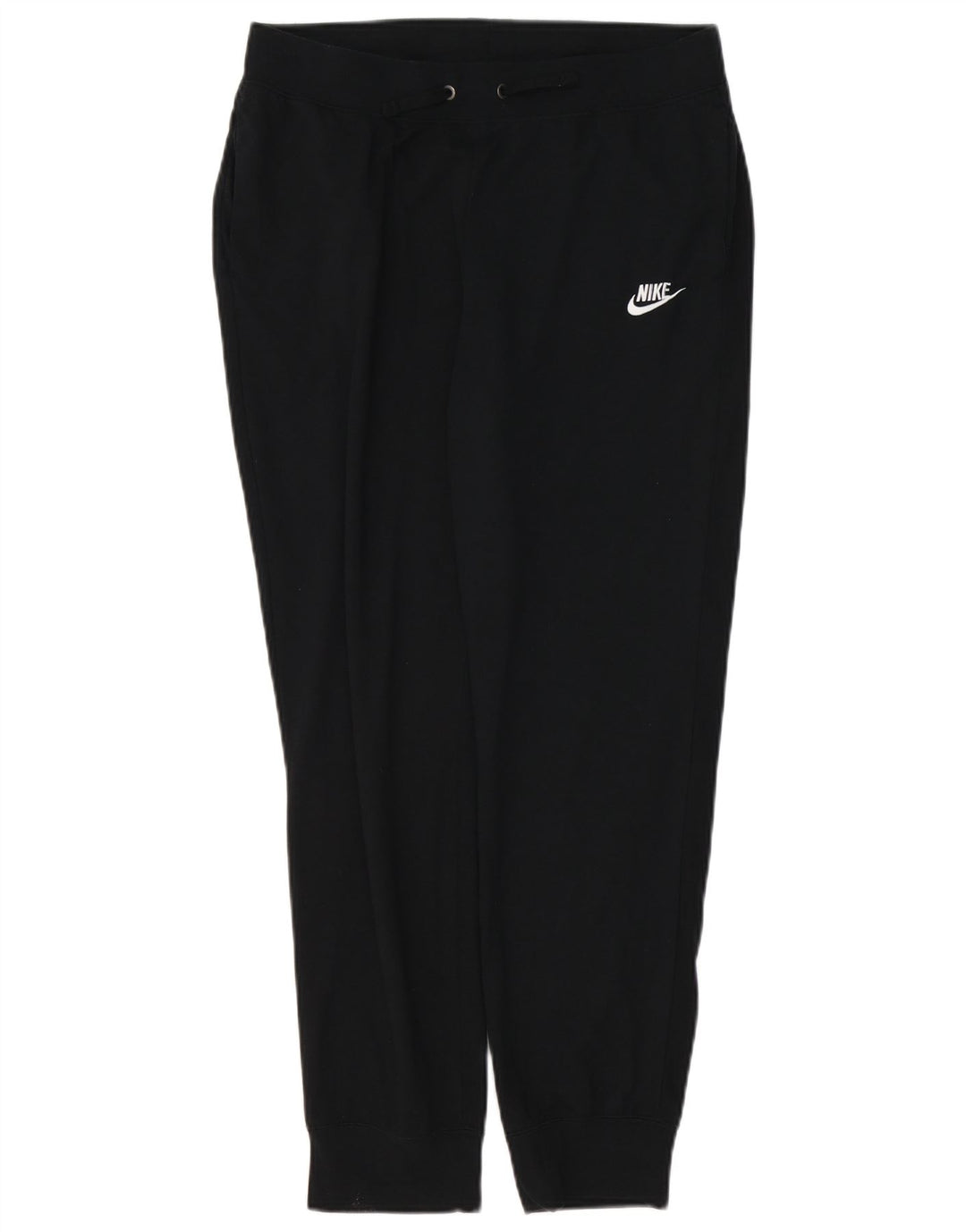 Calça de treino feminina Nike Joggers UK 14 médio preto algodão