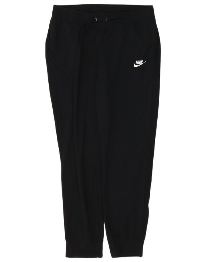 Calça de treino feminina Nike Joggers UK 14 médio preto algodão