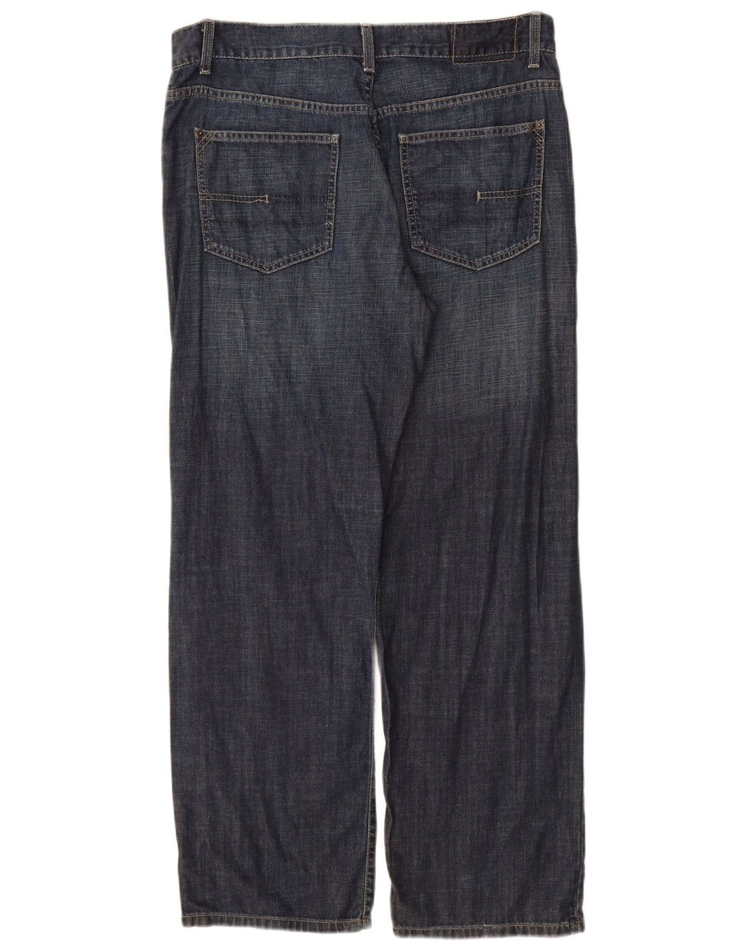 Calça jeans reta masculina Calvin Klein W34 L30 azul marinho algodão