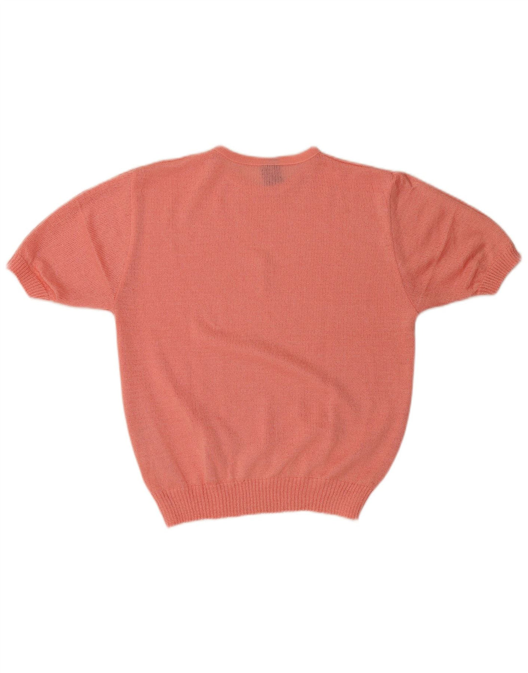 Blusa feminina vintage manga curta top IT 44 médio rosa acrílico