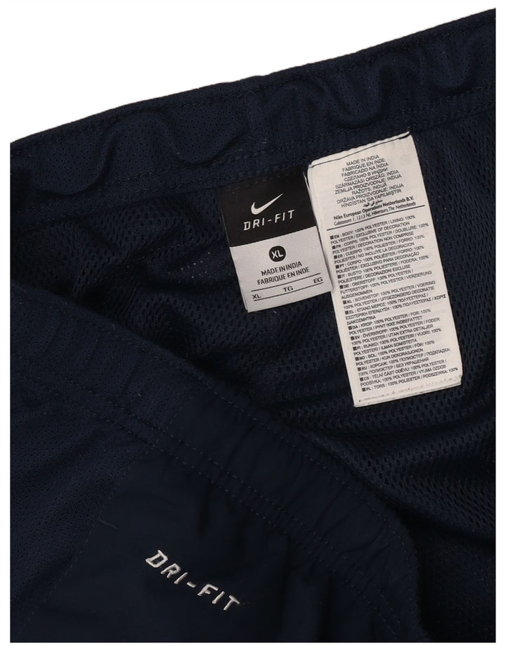 Calça de treino Nike masculina Dri Fit XL azul marinho poliéster