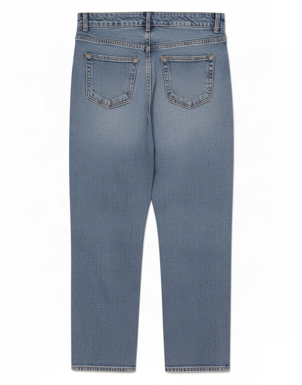 Calça jeans feminina Zara EU 38 pequena W28 L25 algodão azul