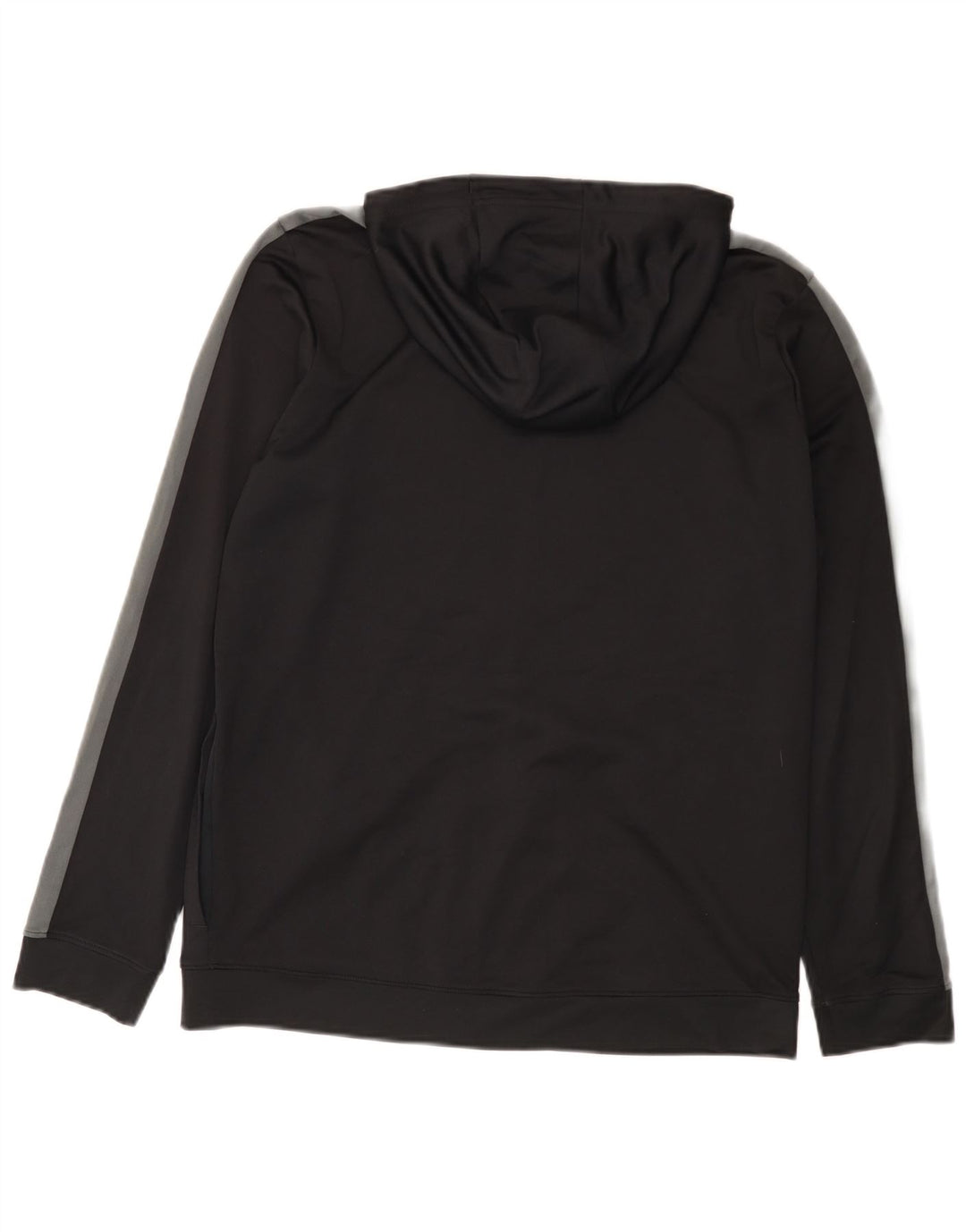 Suéter masculino com capuz e zíper Under Armour médio preto colorblock poliéster