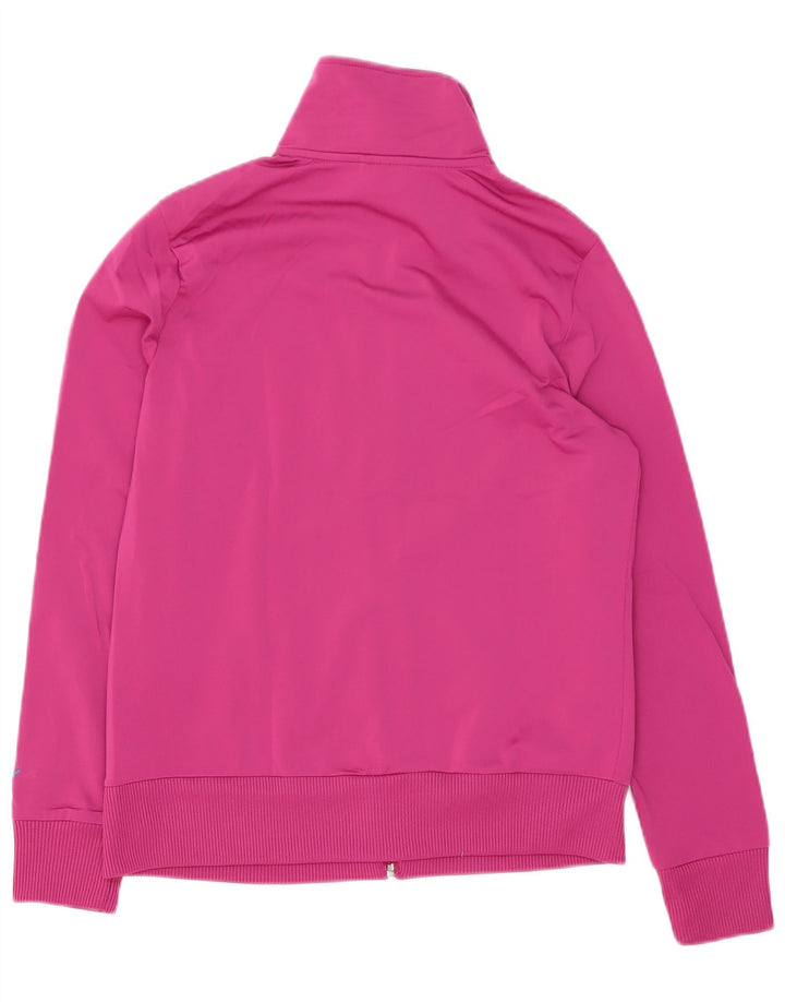 Jaqueta Puma Feminina Graphic Tracksuit UK 16 Grande Poliéster Rosa