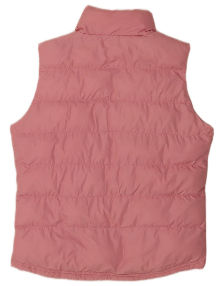 Colete acolchoado feminino Lee UK 16 grande poliéster rosa