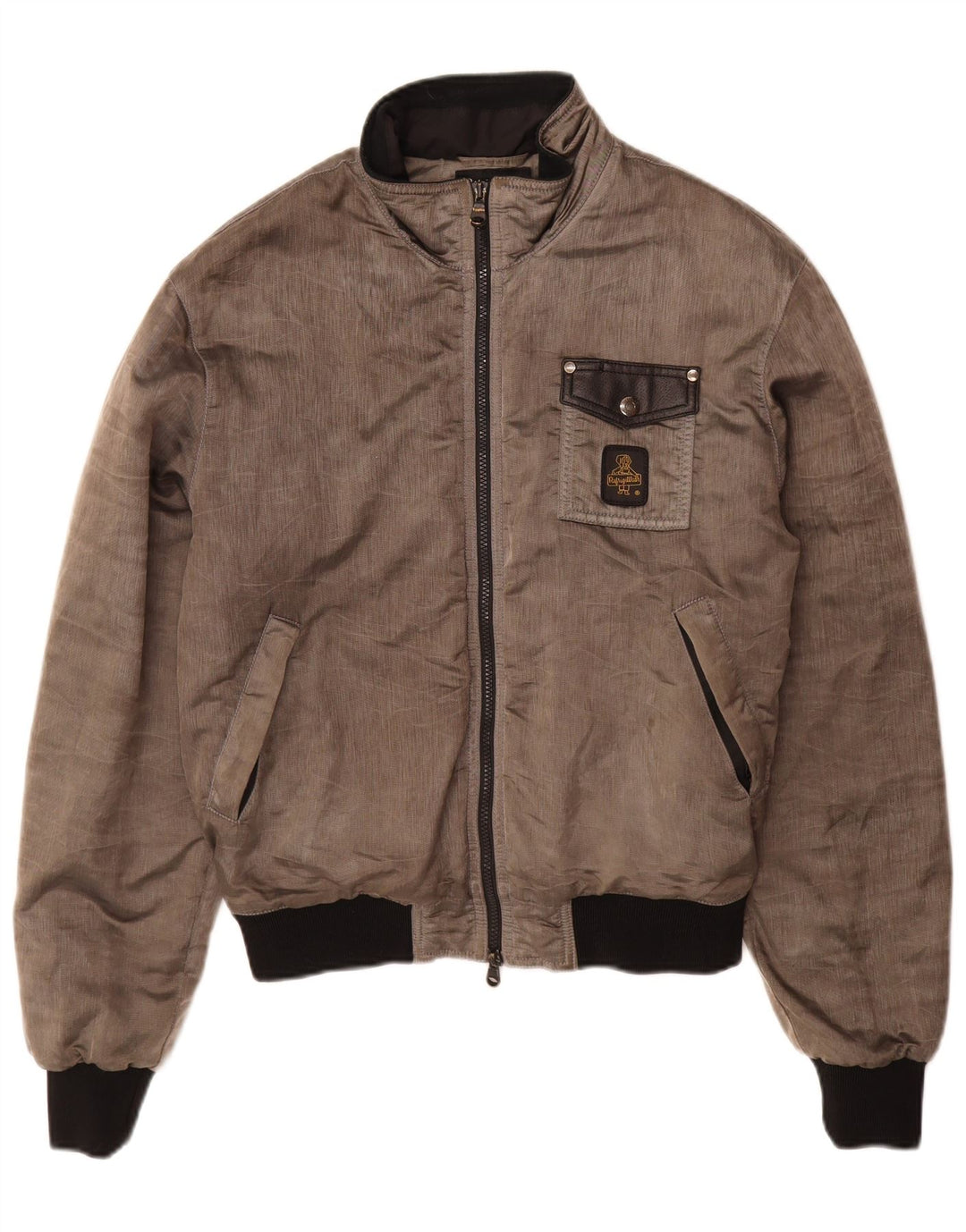 Jaqueta bomber masculina Refrigiwear UK 38 poliamida cinza médio