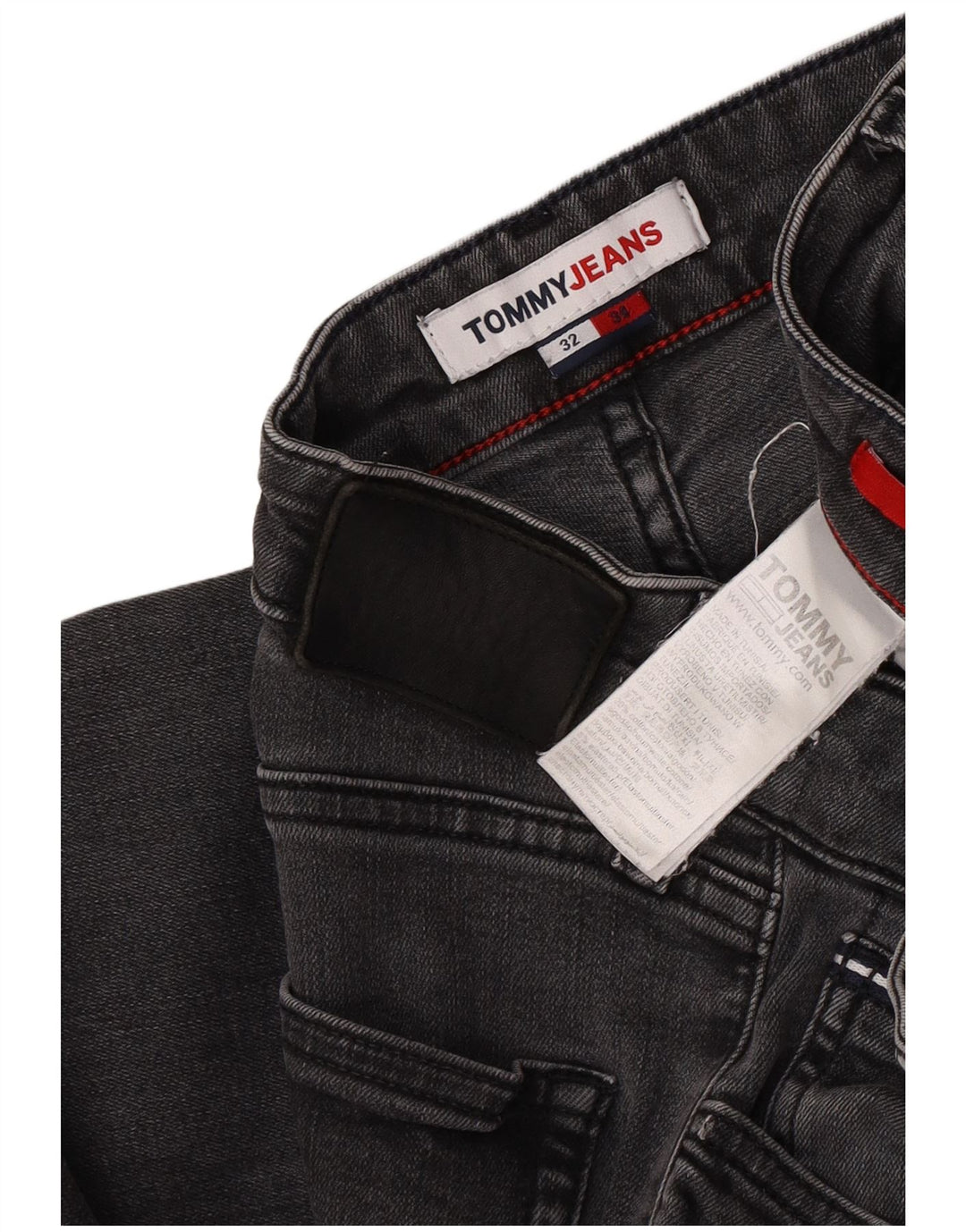 Tommy Hilfiger Jeans Slim Feminino W32 L34 Algodão Preto