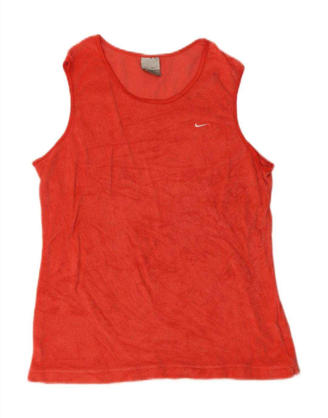 Colete feminino Nike US 12/14 grande algodão vermelho