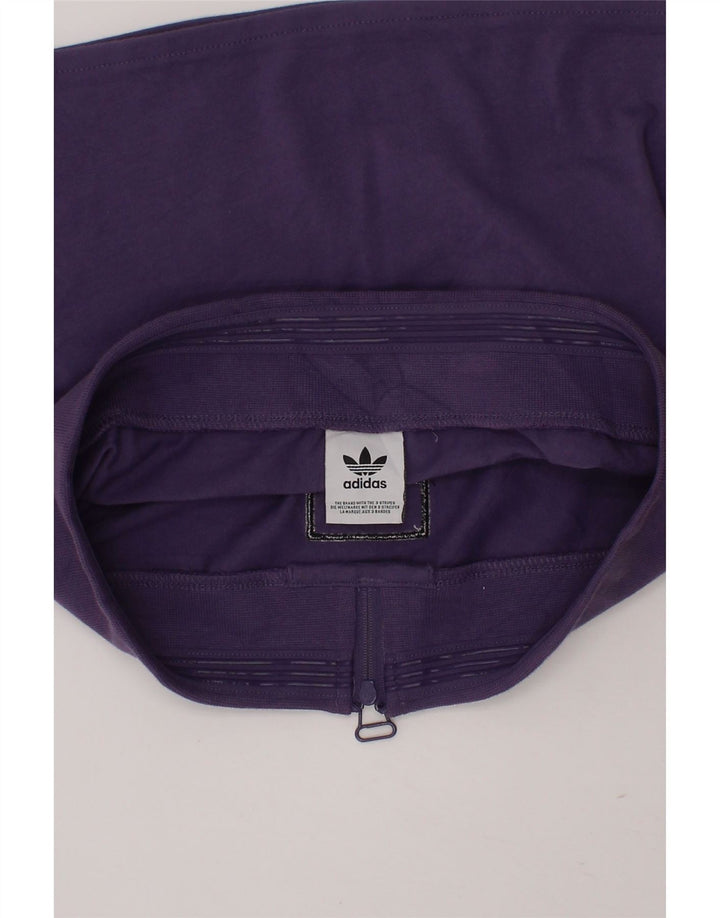 ADIDAS Girls Mini Skirt 9-10 Years W26  Purple Cotton Vintage Adidas and Second-Hand Adidas from Messina Hembry 