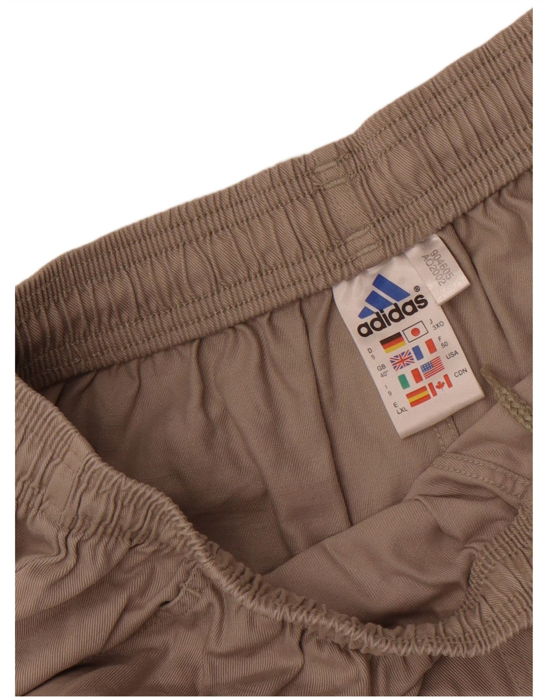Shorts esportivos masculinos Adidas XL cinza algodão