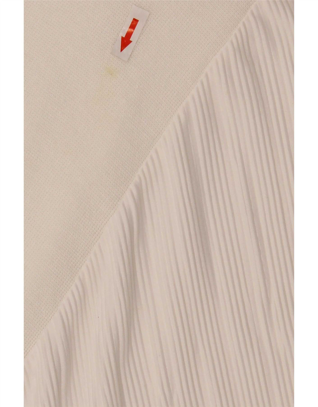 Vestido feminino Zara de manga comprida UK 14 médio branco poliéster