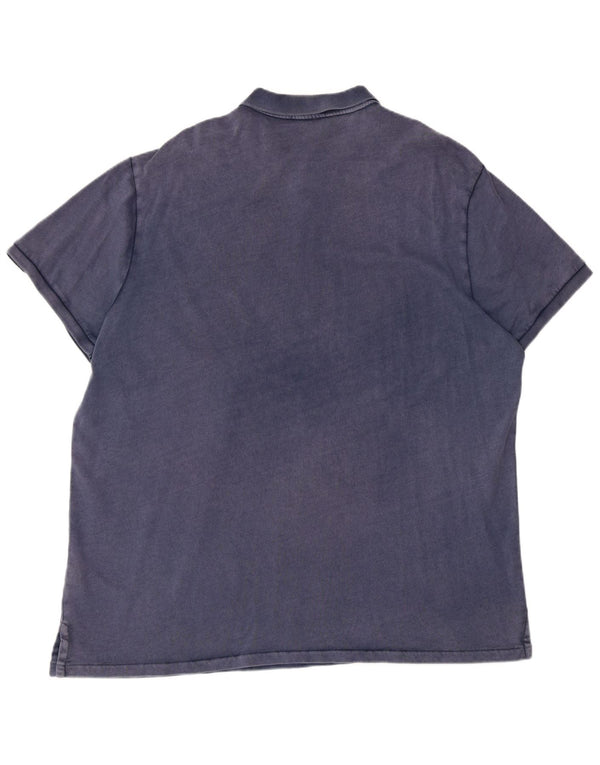 Camisa polo masculina Polo Ralph Lauren 2XL algodão azul marinho