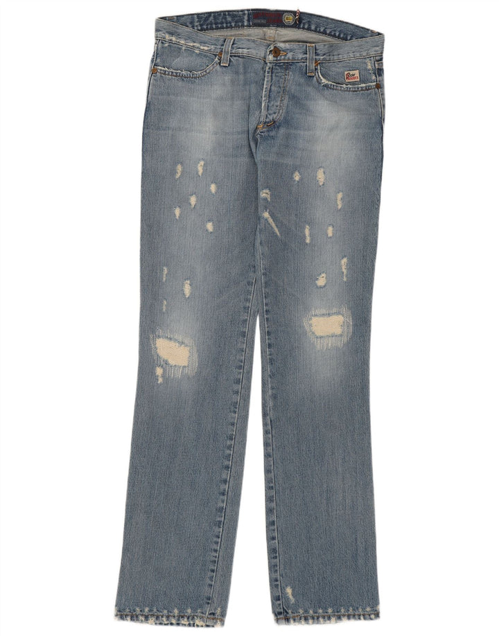ROY ROGERS Calça jeans masculina slim W32 L35 algodão azul