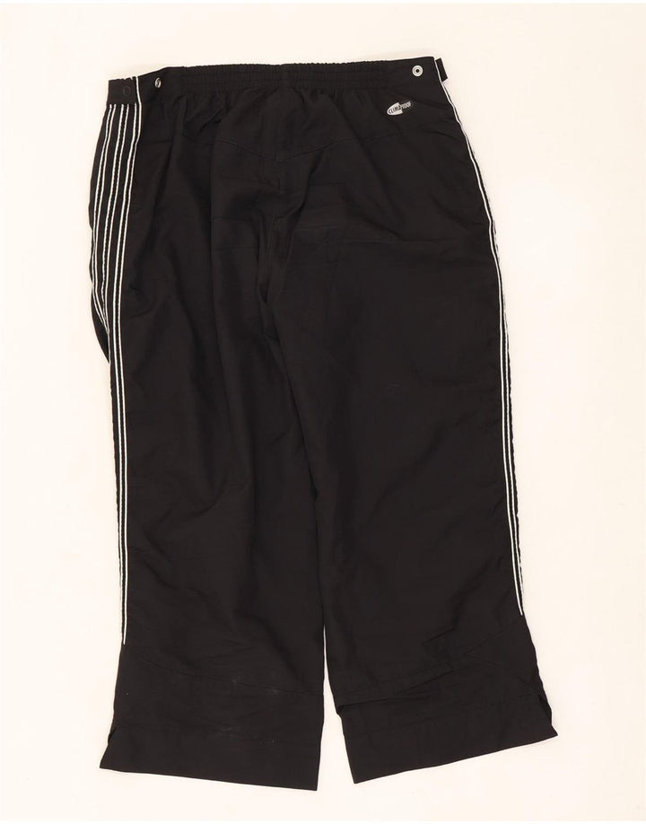 Adidas Womens Clima Proof Capri Calças de treino UK 10 Small Black
