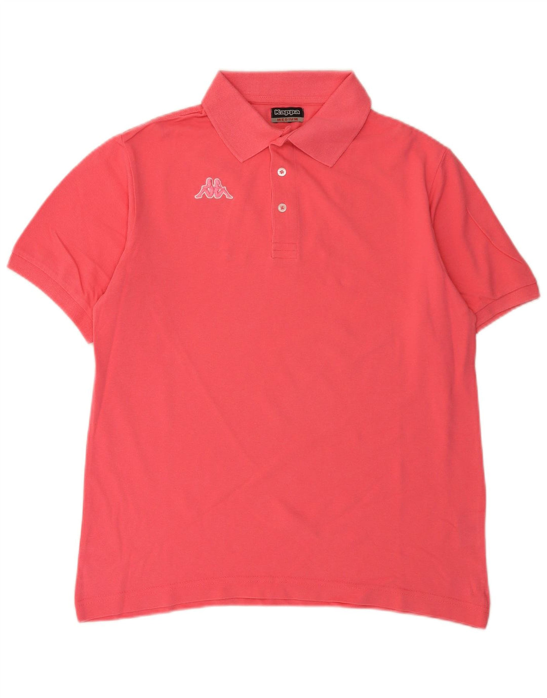 Camisa polo masculina KAPPA médio algodão rosa