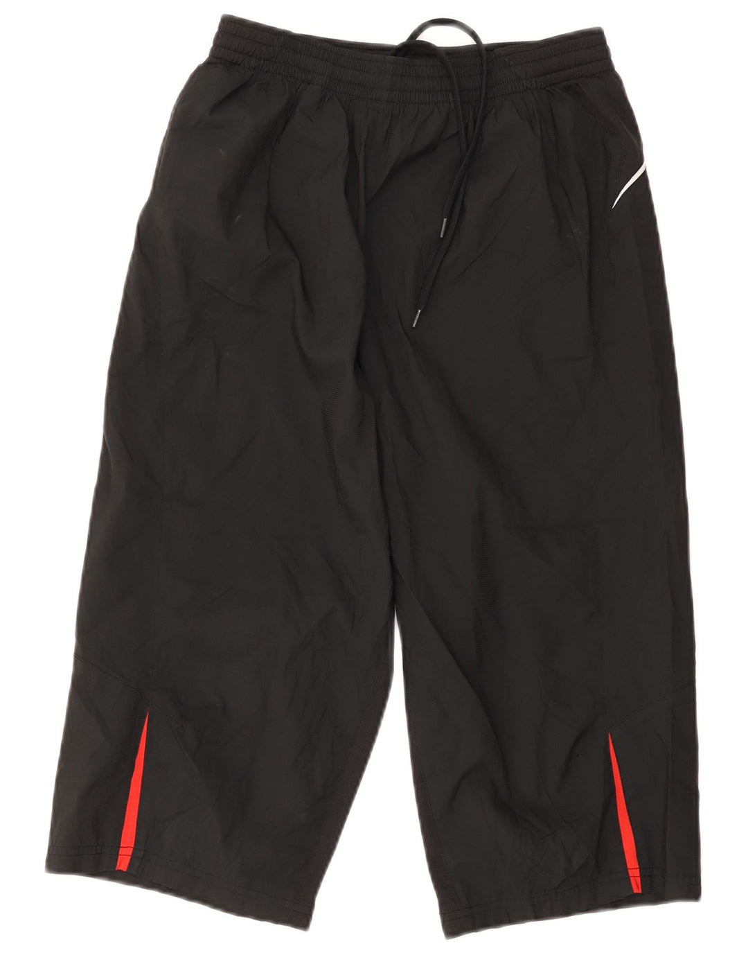 Calça de treino Nike masculina Capri médio preto colorblock poliéster