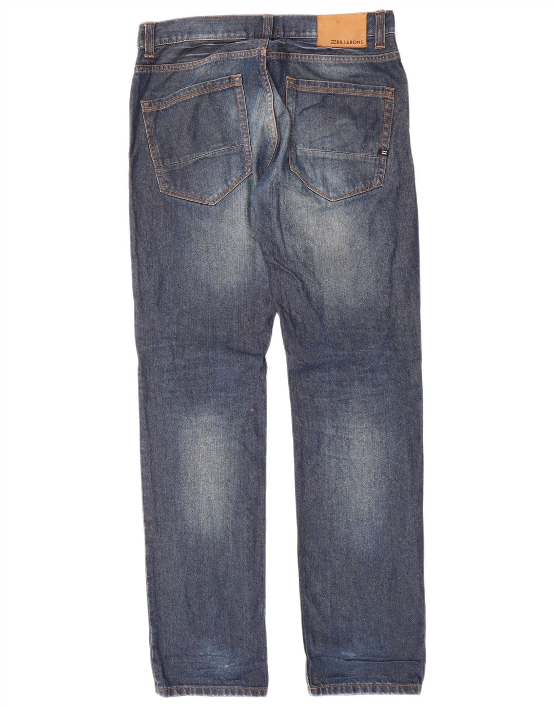 Calça jeans reta masculina Billabong W32 L32 algodão azul