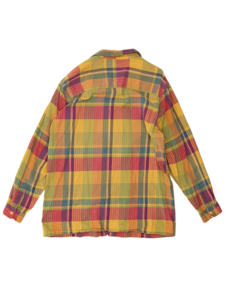 Camisa feminina Arizona UK 18 XL algodão xadrez multicolorido