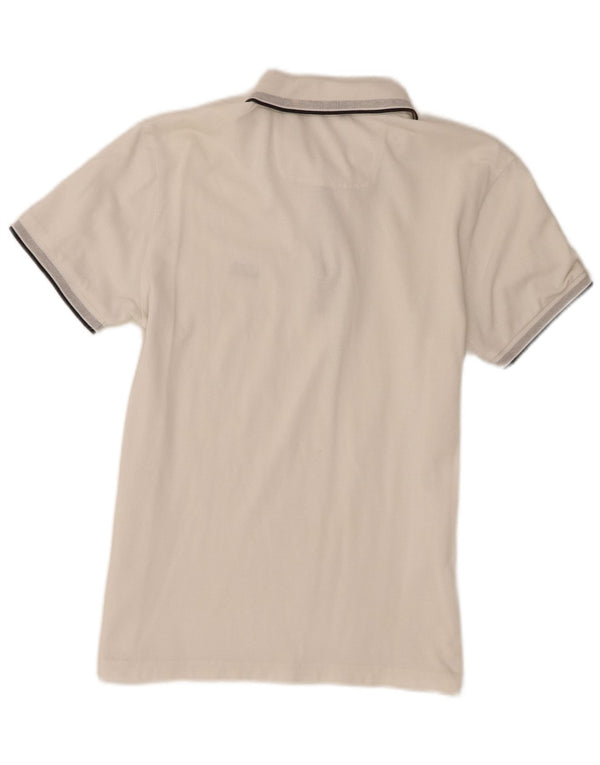 Camisa polo masculina Hugo Boss branca média
