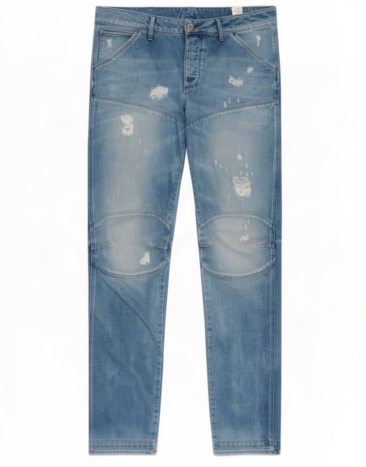 G-Star Mens Jeans Slim Angustiado W34 L36 Algodão Azul