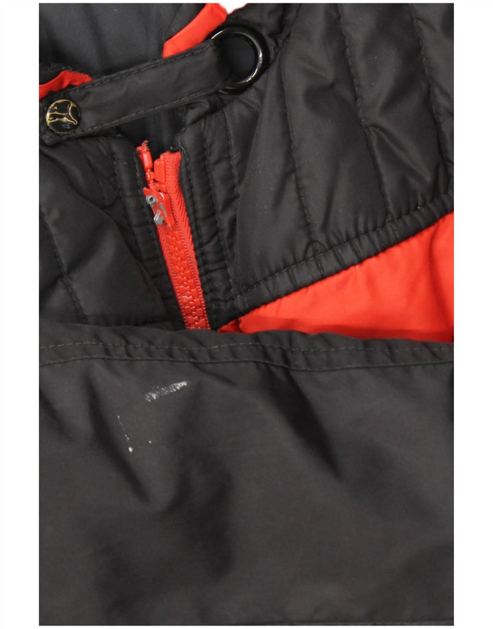 Jaqueta PUMA masculina acolchoada UK 38 médio preto colorblock