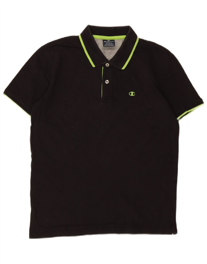 Camisa polo masculina CHAMPION pequena preta