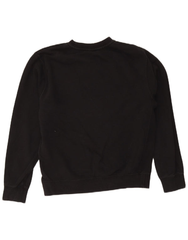 Nike masculino moletom jumper médio algodão preto