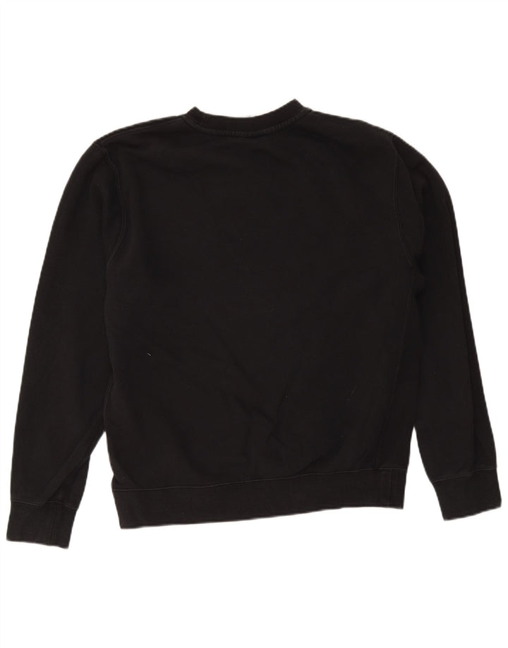 Nike masculino moletom jumper médio algodão preto