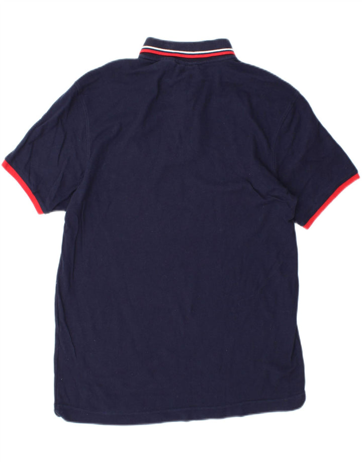 Camisa polo masculina FILA grande algodão azul marinho