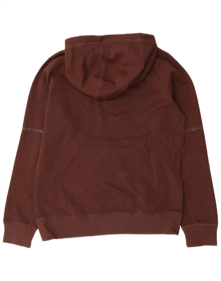 Suéter com capuz masculino Superdry pequeno algodão marrom