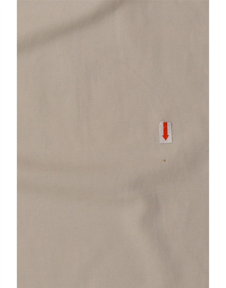 Camisa polo masculina LIU JO grande algodão branco