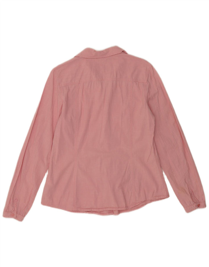 Camisa de smoking feminina Tom Tailor EU 38 algodão rosa médio