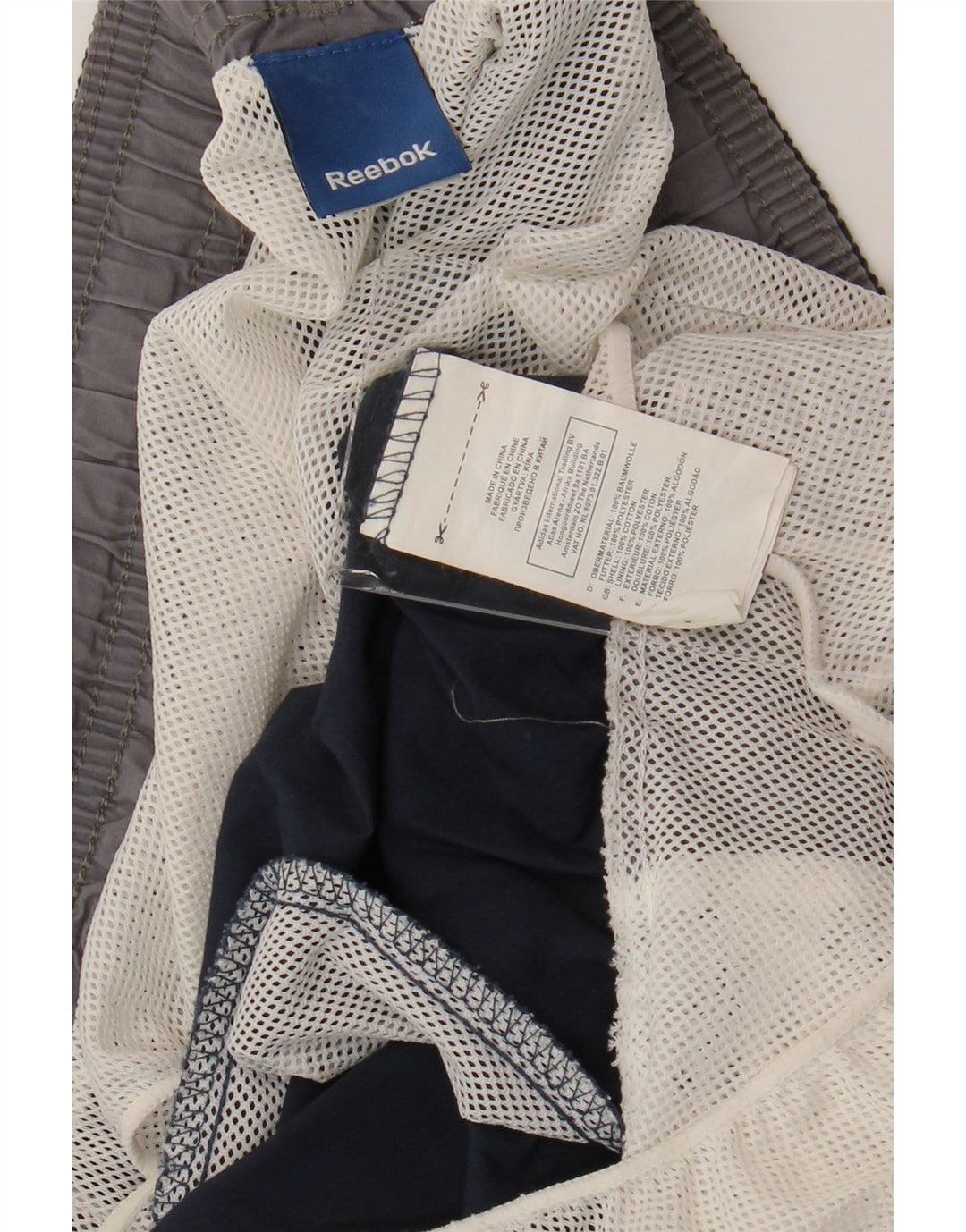 Shorts de natação masculino REEBOK XL azul marinho algodão