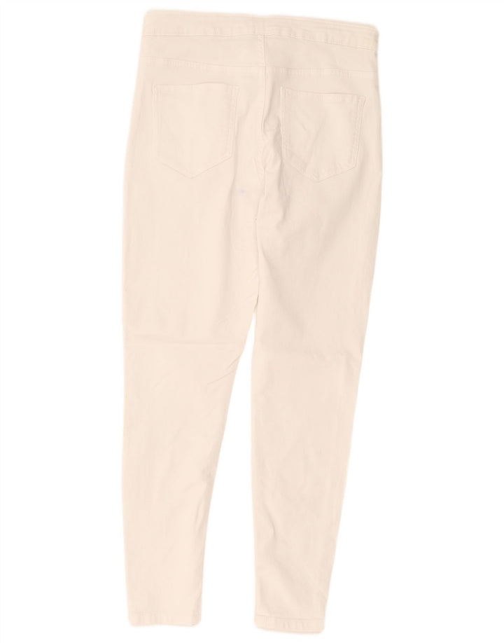 Jeans Marks & Spencer Regular Skinny Feminino Reino Unido 14 Médio W30 L27 Branco