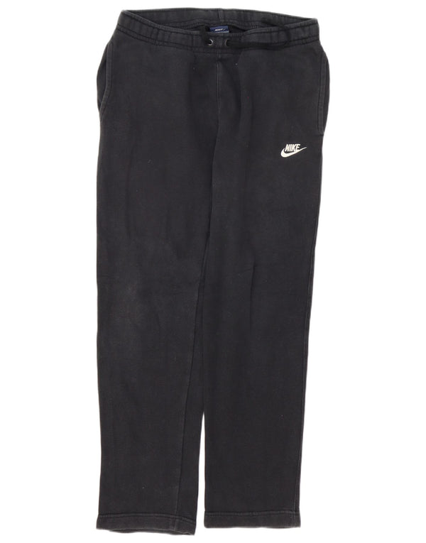 Calça de treino masculina Nike pequena de algodão preto