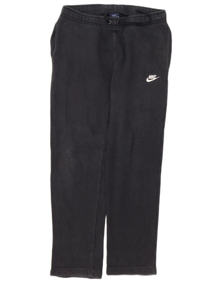 Calça de treino masculina Nike pequena de algodão preto