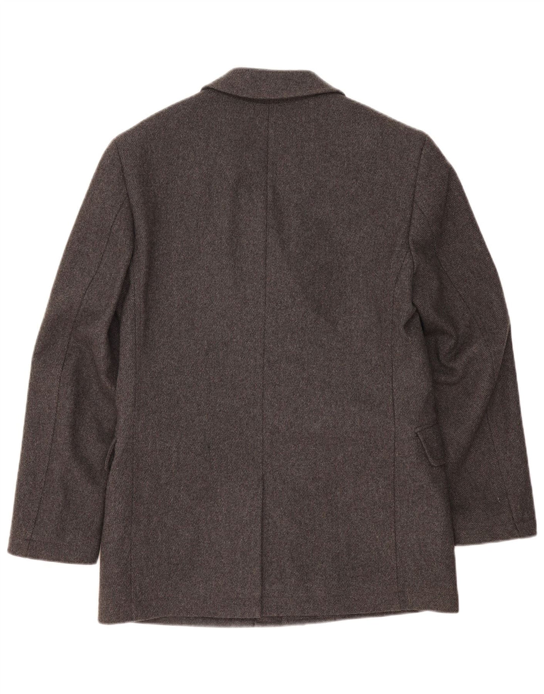 Jaqueta blazer masculina EDC com 4 botões Reino Unido 38 lã cinza médio