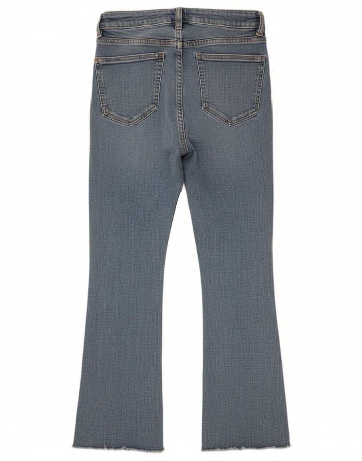 Zara Calça jeans feminina larga EU 34 2XS W24 L25 Azul