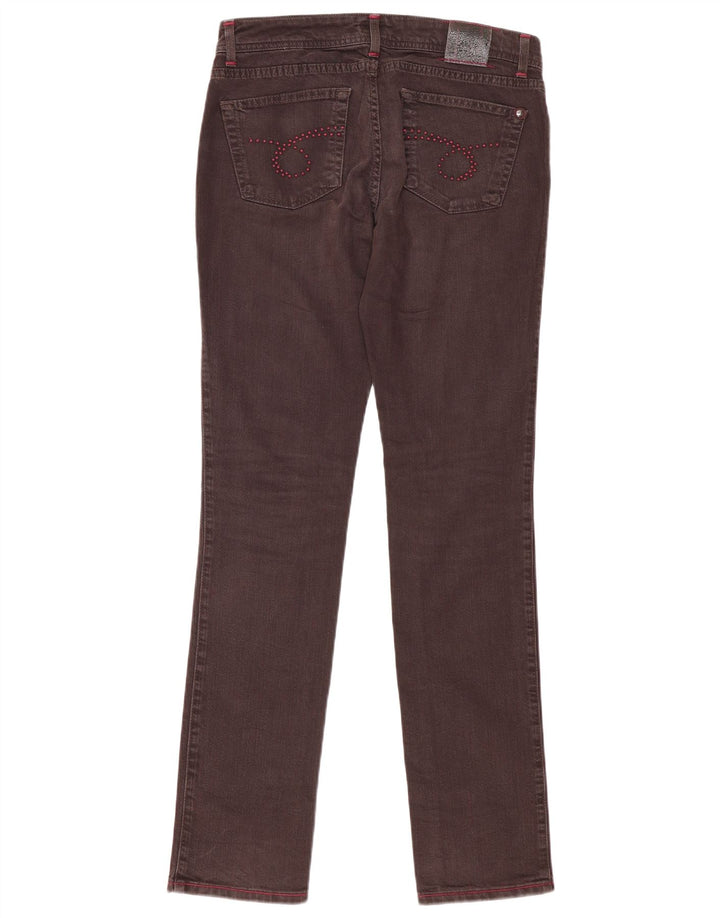 Trussardi Jeans Slim Feminino W30 L33 Algodão Marrom