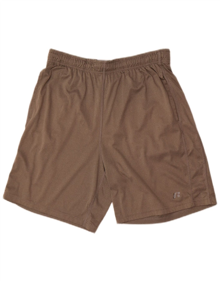 Russell Athletic Mens Sport Shorts Poliéster Cinza Médio