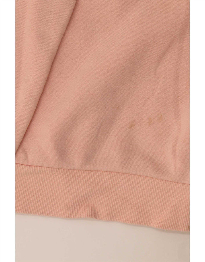Ellesse moletom feminino grande com estampa gráfica UK 10 pequeno laranja