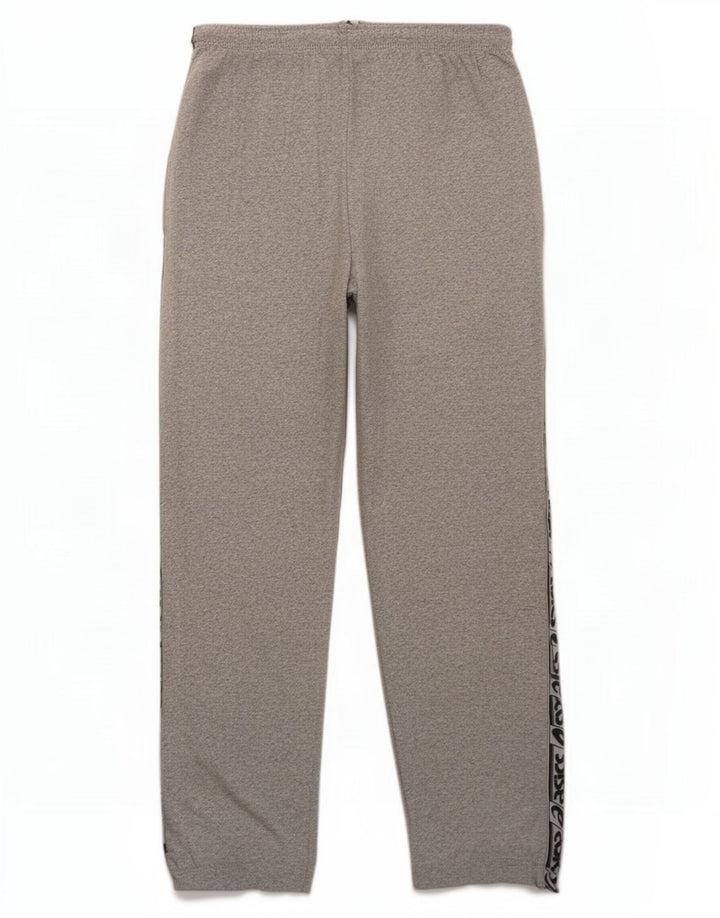 Calça de treino masculina Asics Graphic cinza médio algodão