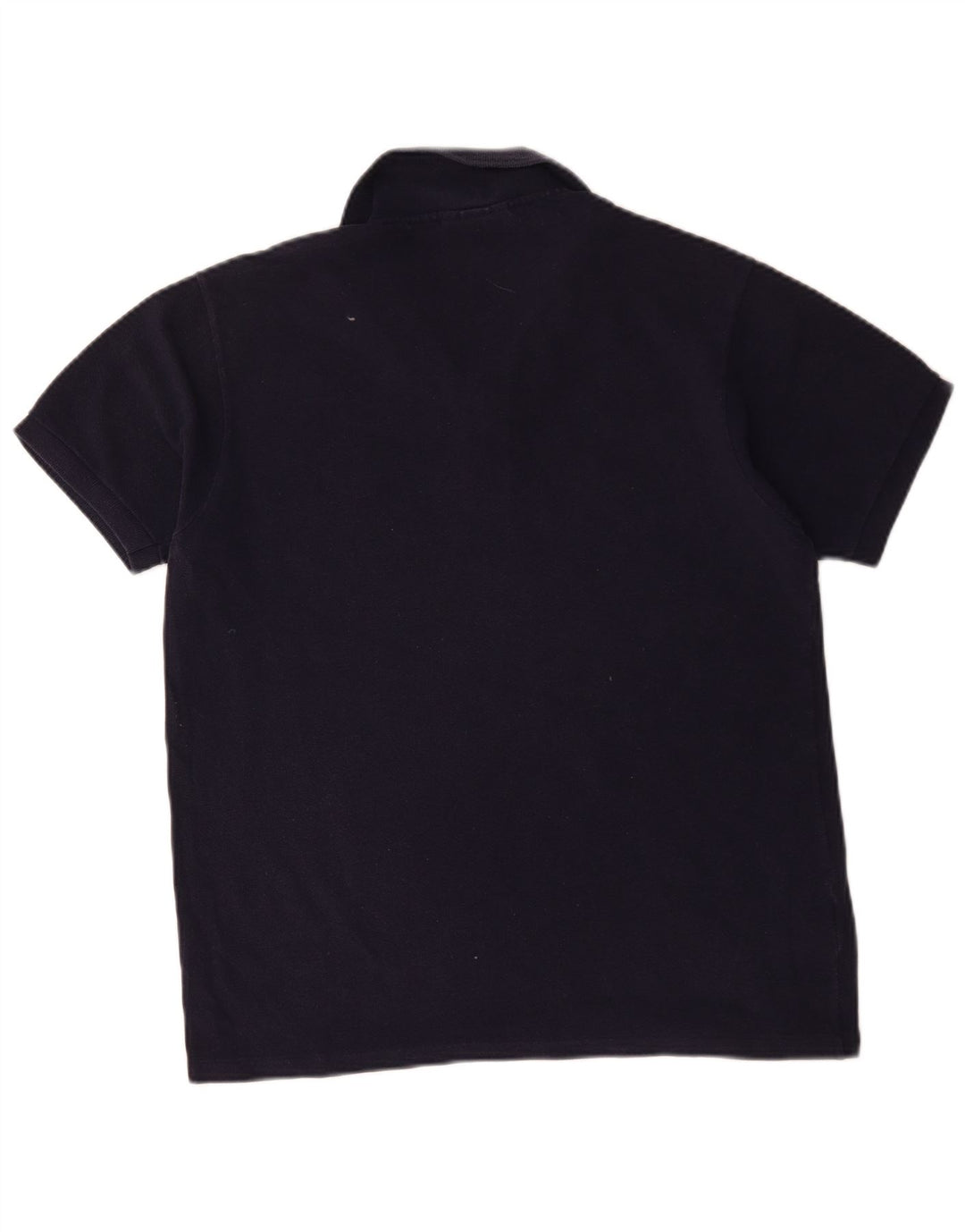 Camisa polo masculina Lacoste Classic Fit tamanho 4 médio azul marinho algodão