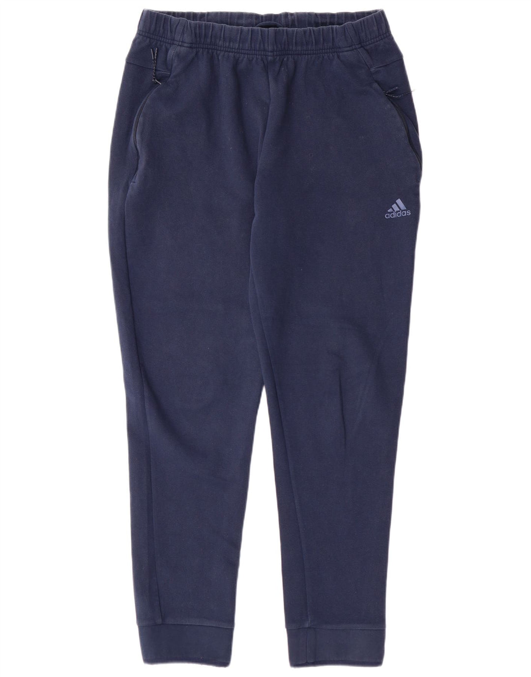Calças de treino masculinas ADIDAS Joggers grandes algodão azul marinho