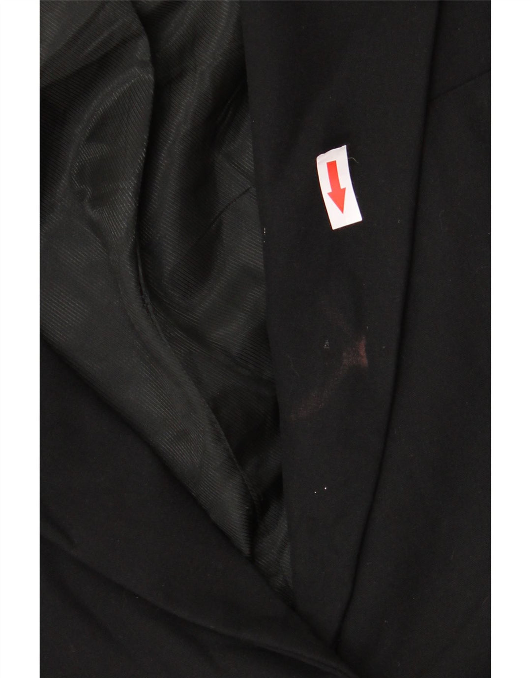 Jaqueta blazer feminina Zara com 1 botão Reino Unido 14 poliéster preto médio