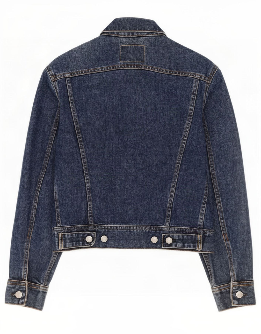Jaqueta jeans feminina Big Star Reino Unido 12 algodão azul médio