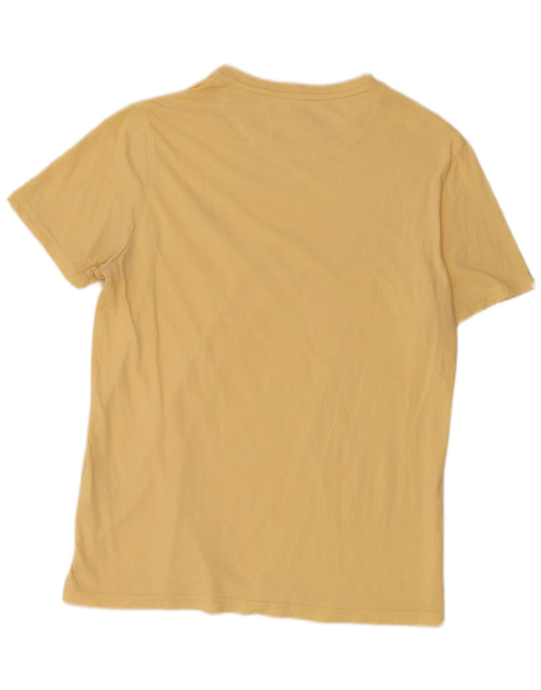 Camiseta masculina LYLE & SCOTT top pequeno algodão amarelo