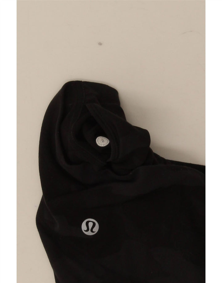 Lululemon Leggings feminino US 2 XS preto colorblock